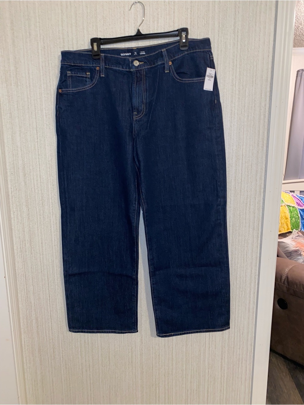 Old Navy Dark Blue Wide-Leg Women's Jeans